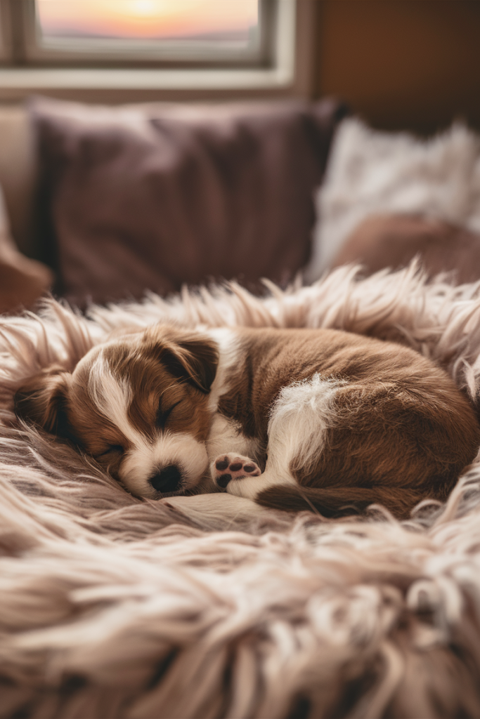 Drift into a world of cuteness with these sleepy puppies! 🐾💤 These little dreamers are sure to warm your heart! ❤️🐶 #PuppyCuddles #SweetDreams
