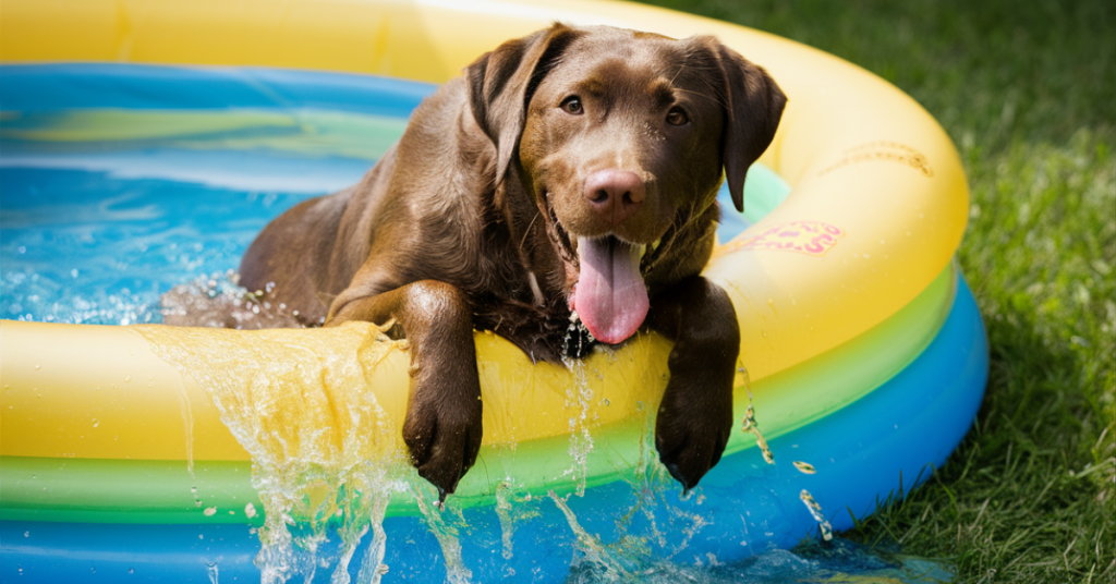 Meet Boomer, the dog who turns every pool session into a splashy mess! 🐕💦 His goofy efforts and ultimate success will brighten your day. 🌟😄 Don’t miss this adorable and funny video! Watch Now! #PuppyComedy #SplashyFun #DogLovers